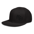 FSU BLACK/BLACK SNAP BACK HAT